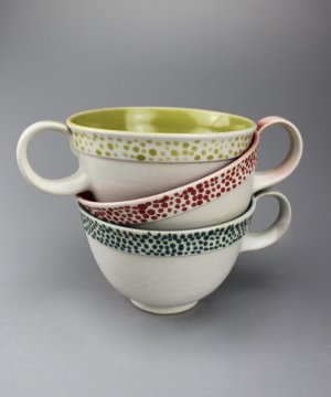 Pünktchentasse  ca 370 ml