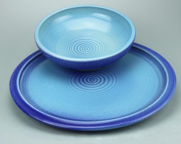 Essteller  ca 26 cm <br> tiefer Teller ca 20 cm