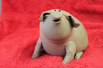 schwein noch nicht glasiert......